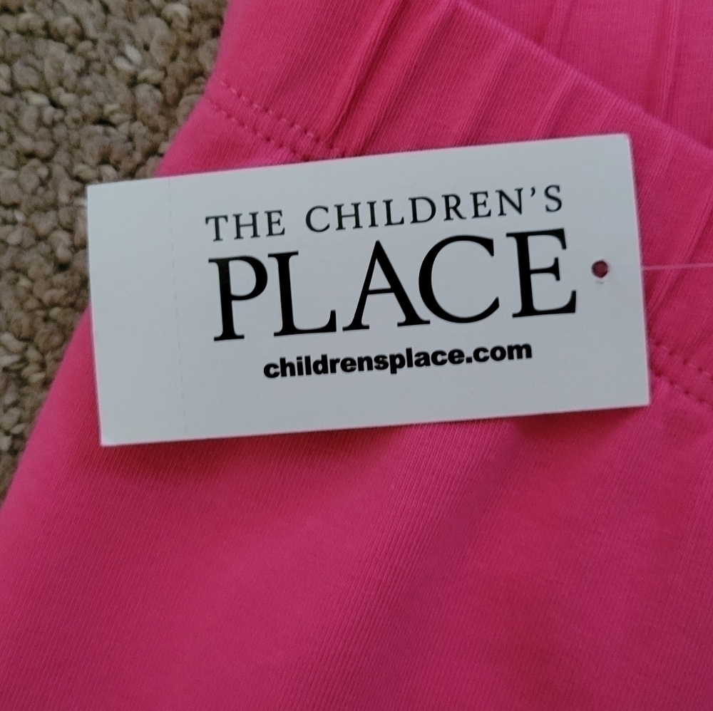 The Children's Place Hot Pink/ Funfetti Pink Girl's Biker Shorts - Picture 5 of 6